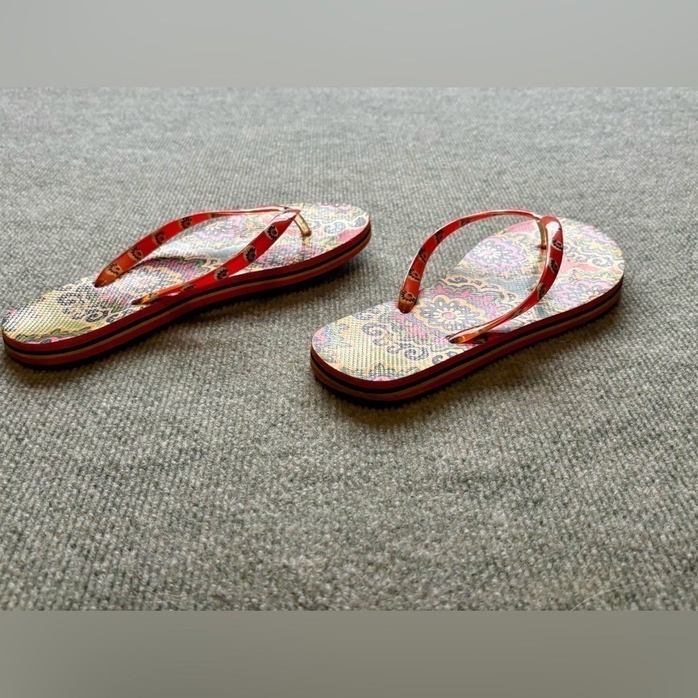 Vera Bradley Rio Multicolored Flip Flops Sandals - Picture 6 of 11